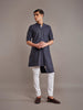 BLUE COTTON KURTA