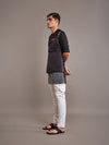OLIVE LINEN SILK WAISTCOAT