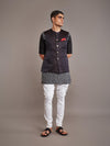 OLIVE LINEN SILK WAISTCOAT