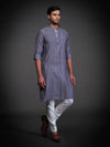 GREY COTTON KURTA