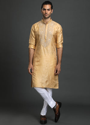 BEIGE TANCHOI KURTA