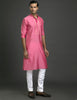 PINK SILK KURTA