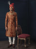 RED SILK ACHKAN