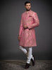 BROCADE PINK ACHKAN