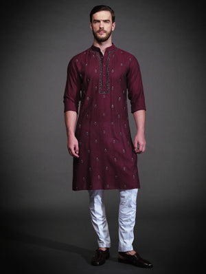 MAROON KURTA